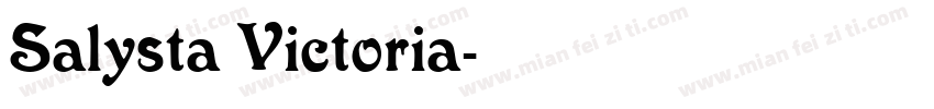 Salysta Victoria字体转换